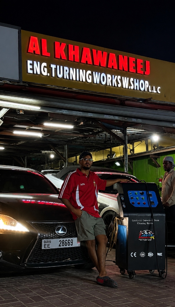 AKH Custom Exhaust Fabrication in Sharjah, UAE
